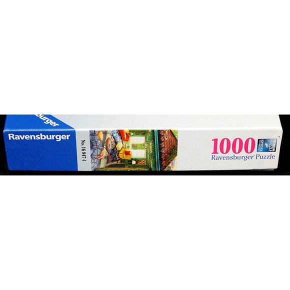 Ravensburger Puzzle Tuscan Oasis 1000 Piece No. 169474 Finished 27" x 20" - Picture 7 of 8